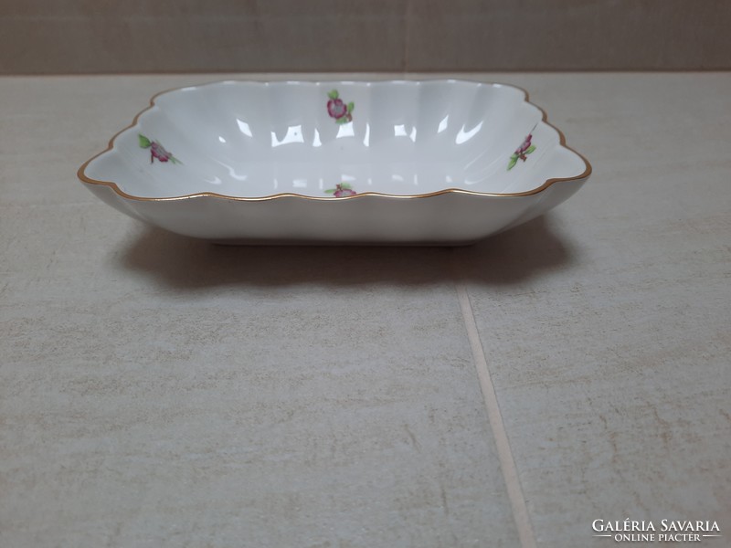 Herend pc mallow flower pattern serving bowl