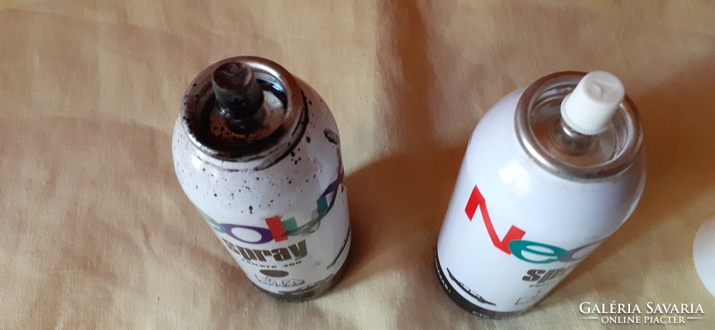 Retro neolux paint sprays + rubber sealing paste