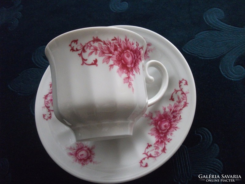 Secession style, rosy pink breakfast set