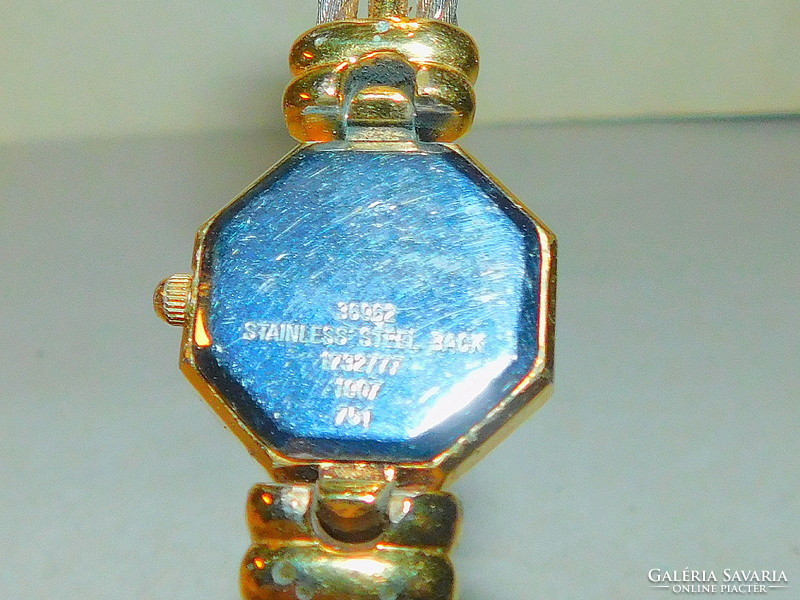 Egyedi Dugena Svájci Sorszámozott Vintage Ékszeróra- Dúsan Aranyozva