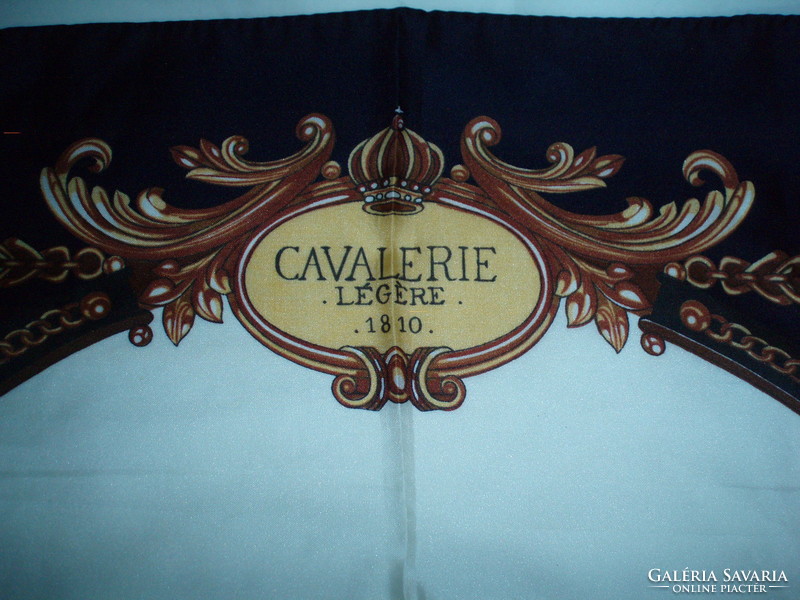 Vintage francia selyemkendő