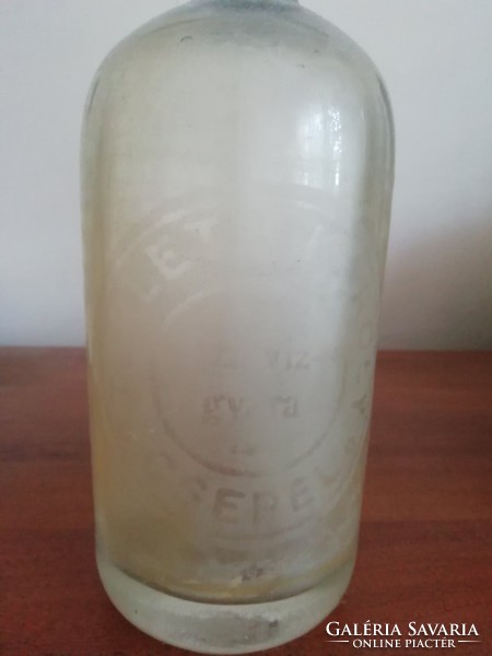Old Csepel soda bottle