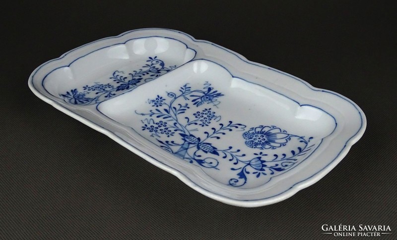 1E161 Antik ritka Philipp Aigner porcelán marhahúsos tányér