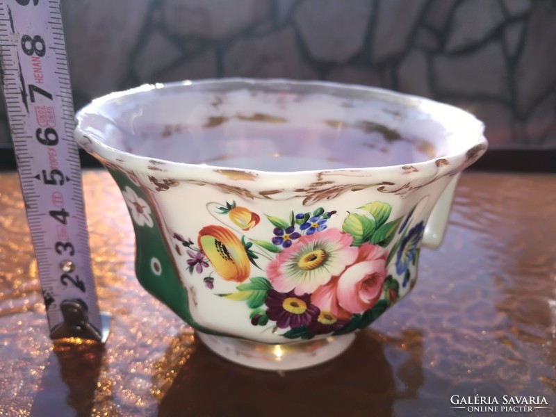 Antique Bieder tea cup + saucer