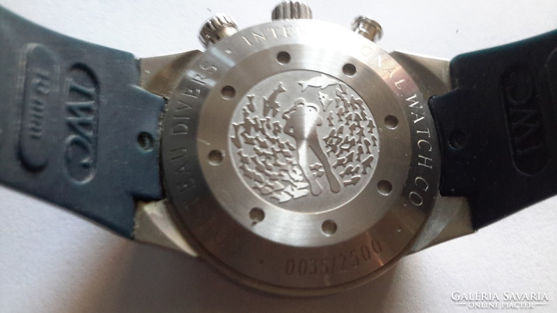 IWC SCHAFFHAUSEN chronograph automata valjux 7750 azsiai férfi karóra