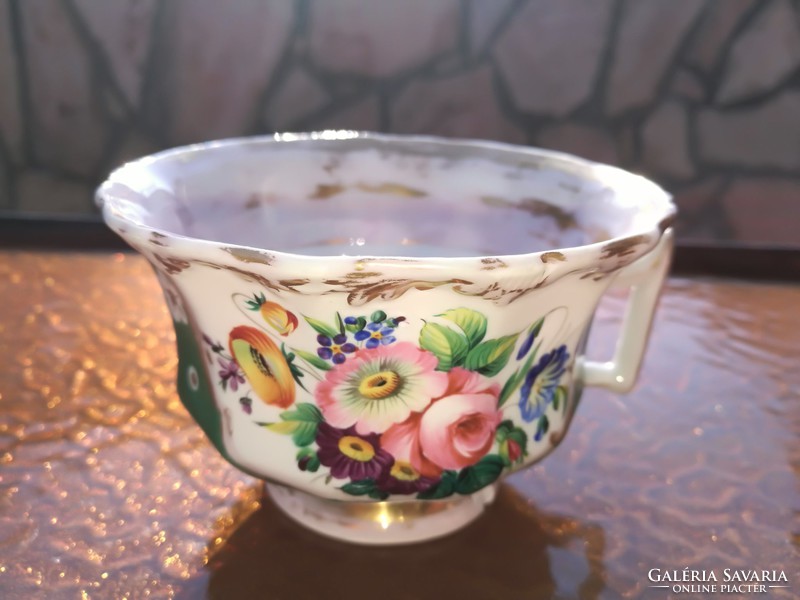 Antique Bieder tea cup + saucer