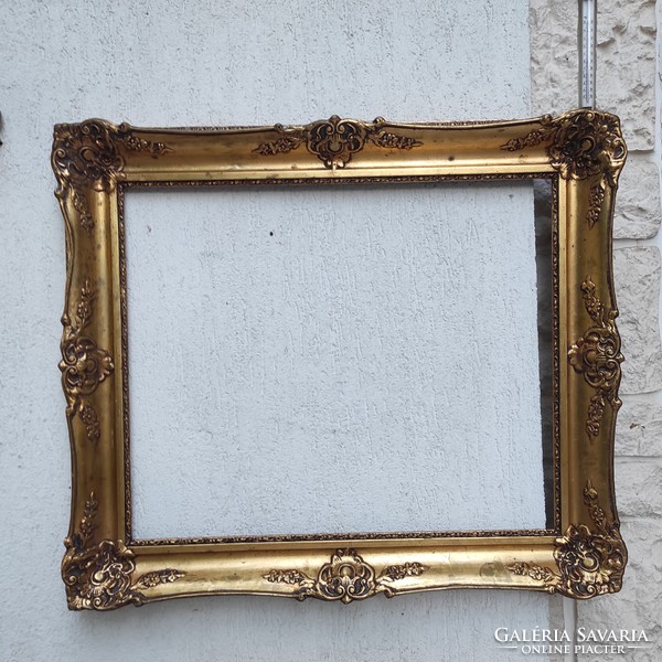 Painting picture frame!, Frame painting frame. Frame. Mirror blondel type frame, flat gold 50 x 60 cm