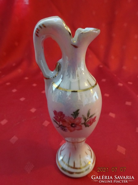 German porcelain mini vase, height 12.5 cm. He has!