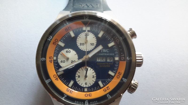 Iwc schaffhausen chronograph automatic valjux 7750 Asian men's watch