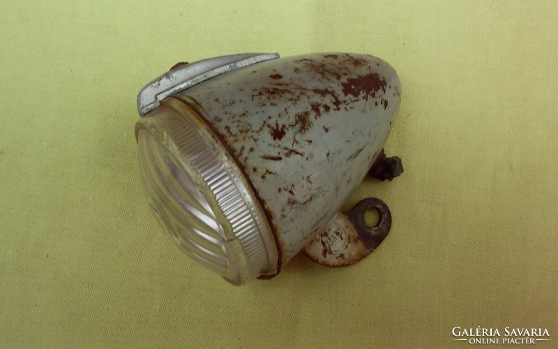 Marked retro Russian bicycle headlight