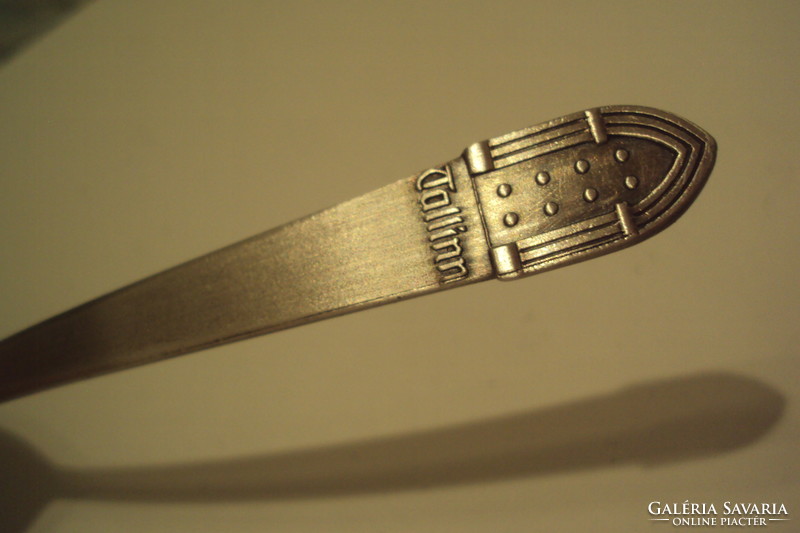 Silver-plated coffee spoon with 
