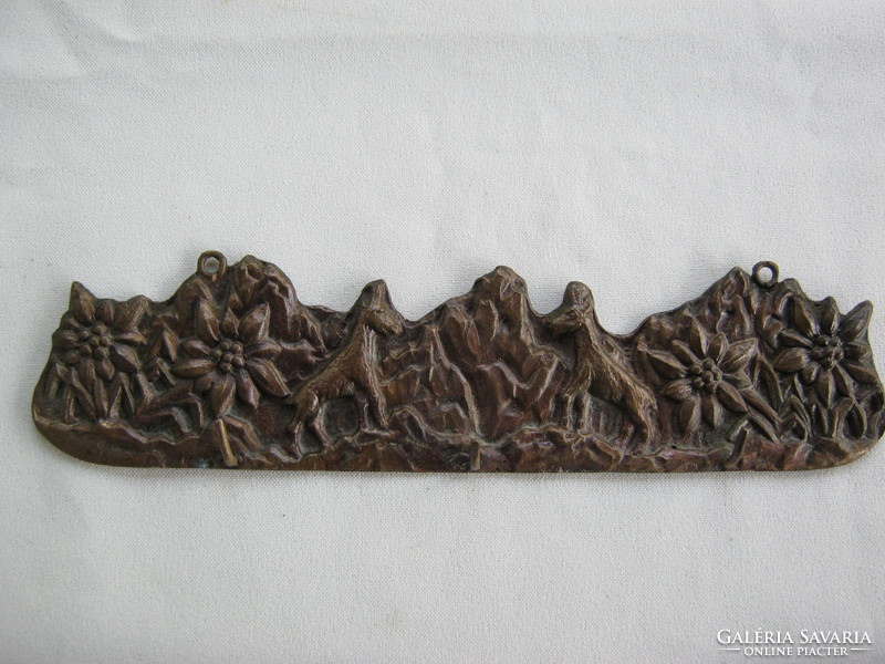 Copper or bronze kitchen wall decoration set