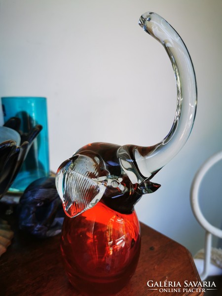 Murano crystal glass elephant