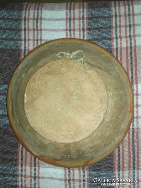Antique Transylvanian ceramic plate, wall plate