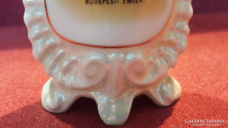 Antik porcelán emlék váza