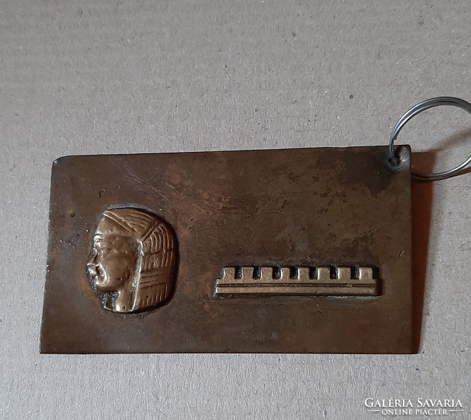 Old, copper plaque, can even be used as a peg holder!