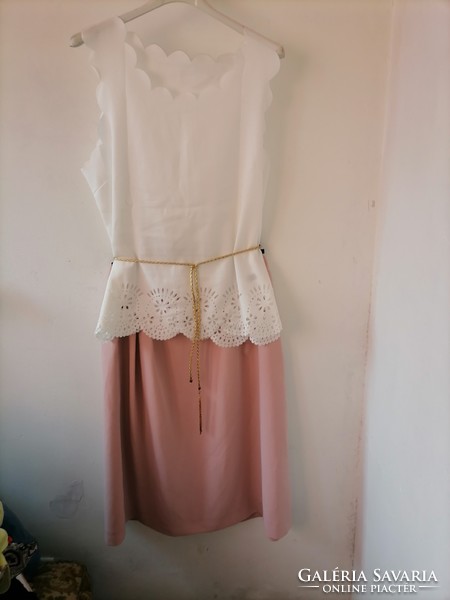They are more beautiful than me plus size powder colored casual skirt 42 44 46 92 waist 125 hips 73 length