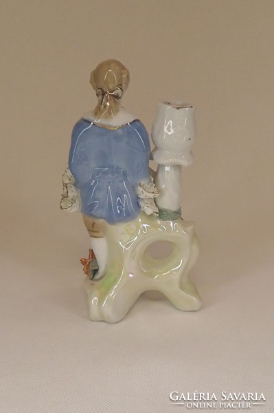 1F210 Barokk főúri figurális gyertyatartó
