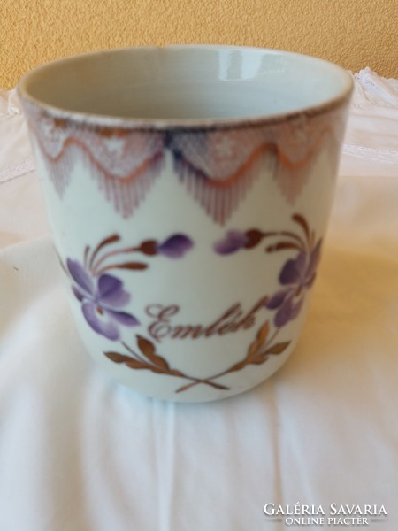 Mug - purple floral memory