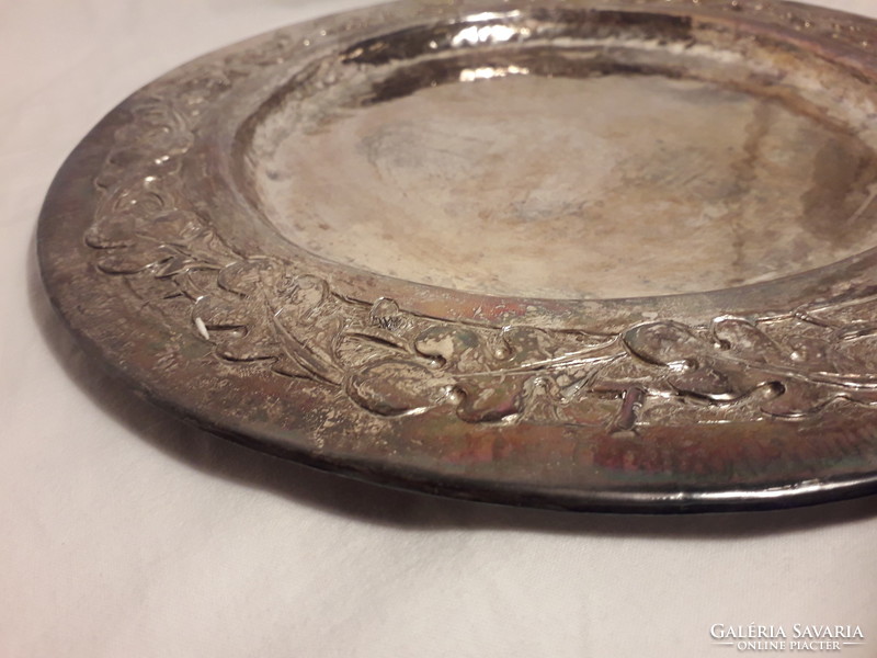 Rarity! Oscar Richter Engel von Berchem antique 900 silver bowl tray original marked