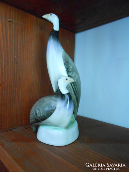 Hollóházi kézzel festett madár pár