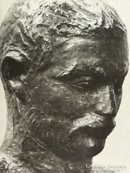 Bronze portrait.