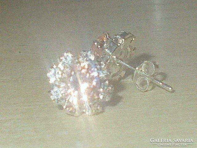 Champagne champagne crystal earrings