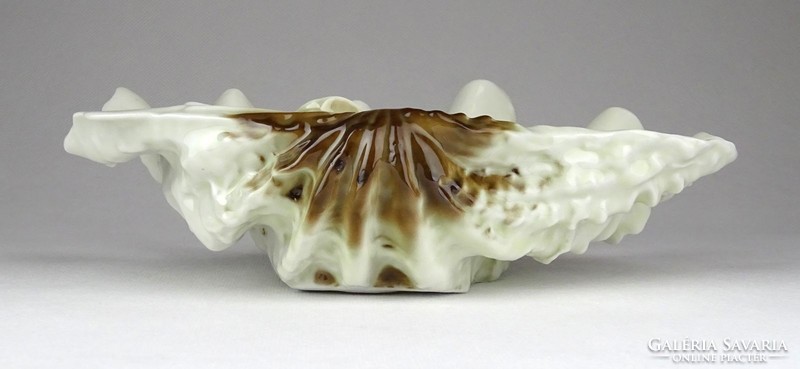 1F348 Jelzett Hollóházi porcelán kagyló 20 cm
