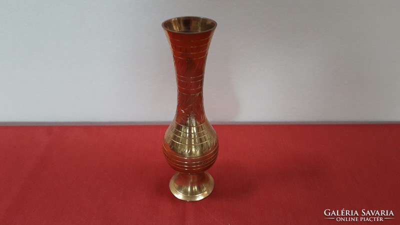 Brand new small indian copper vase