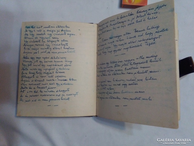 Retro napló - írott és nyomtatott dalszöveg gyűjtemény hagyatékból