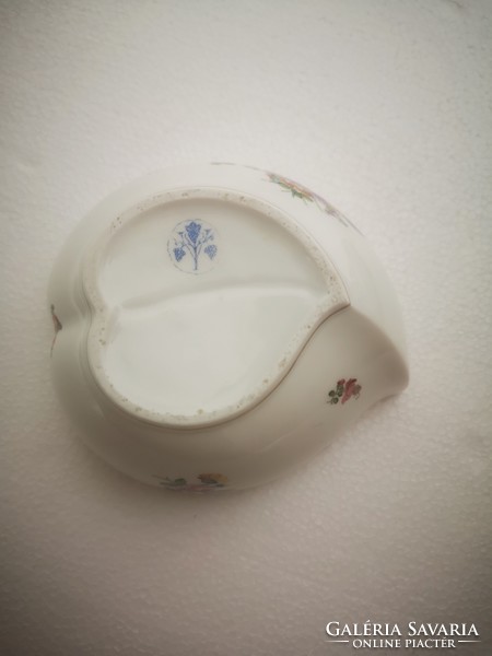 Antik herendi ungvári porcelán bonbonier muzeális Farkasházy Fischer Jenő