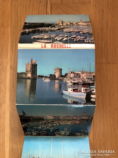 La Rochelle leporelló képeslap