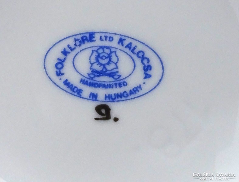 1F363 Kalocsai mintás kisméretű porcelán korsó 9.5 cm