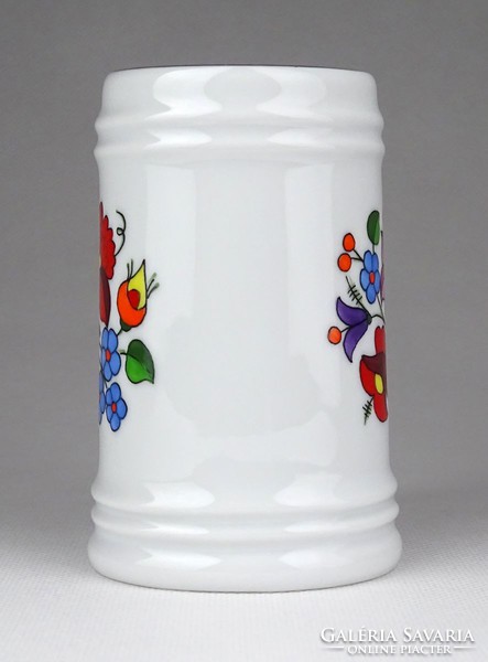 1F363 Kalocsai mintás kisméretű porcelán korsó 9.5 cm