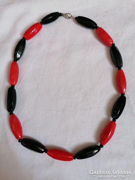 Cast Murano glass necklace