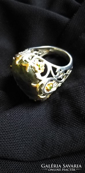 Zafír köves ezüst gyűrű