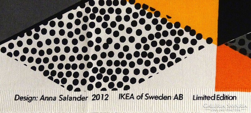 1C313 Ikea Anna Salander Limited Edition anyag ~155 x 180 cm