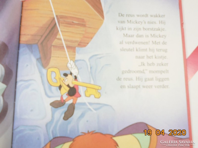 Disney : Mickey en de bonenstaak  - holland nyelvű mesekönyv - Mickey egér és az égig érő paszuly