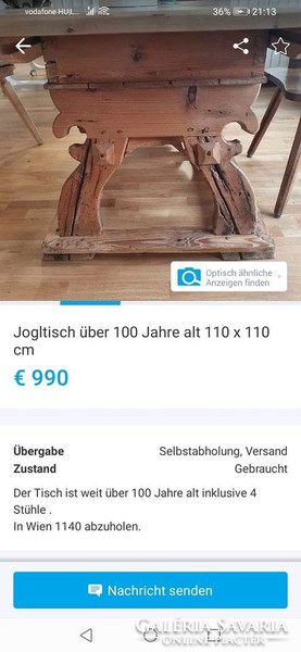 Jogltisch table