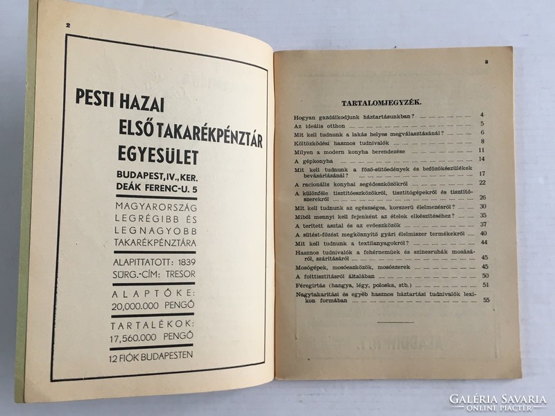 Stumpf Károlyné: Háziasszonyok kiskátéja I. füzet., 1938.