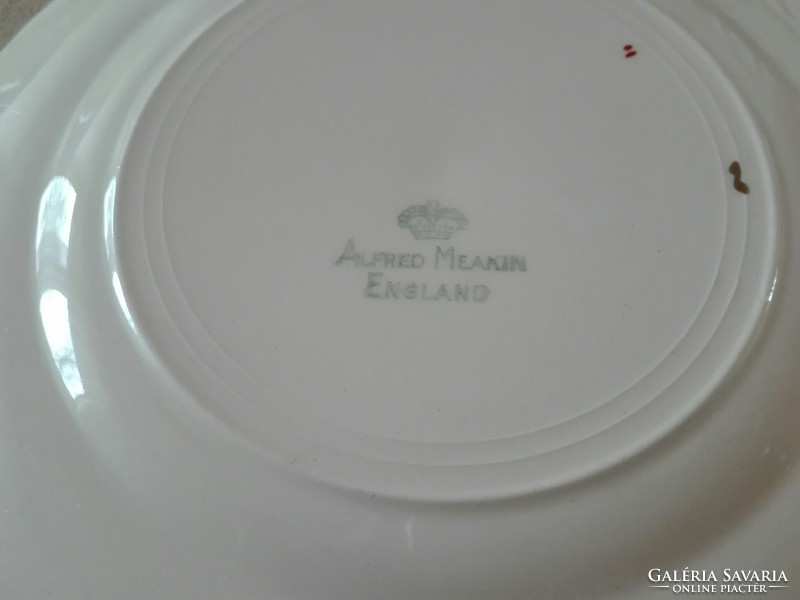 6 db Antik angol Alfréd Meakin 22.5 cm lapos tányér XX