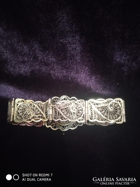 Antique silver 800 Egyptian women's bracelet