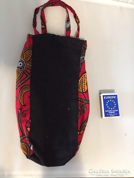 Afrikai Ankara textilből kávé, vagy bor csomagoló táska (29)