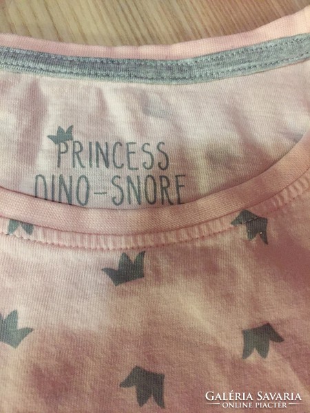 Eredeti Princess póló, csillogós koronás mintával 8-10 évesnek