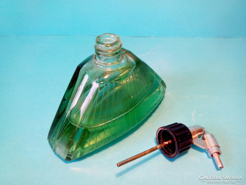 Extremely rare art-deco perfume crystal glass blowtorch