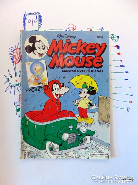 1991 április  /  Mickey Mouse   /  Eredeti szülinapi képregény :-) Ssz.:  18613