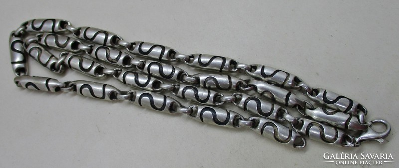 Nice men's silver necklace from special eyes