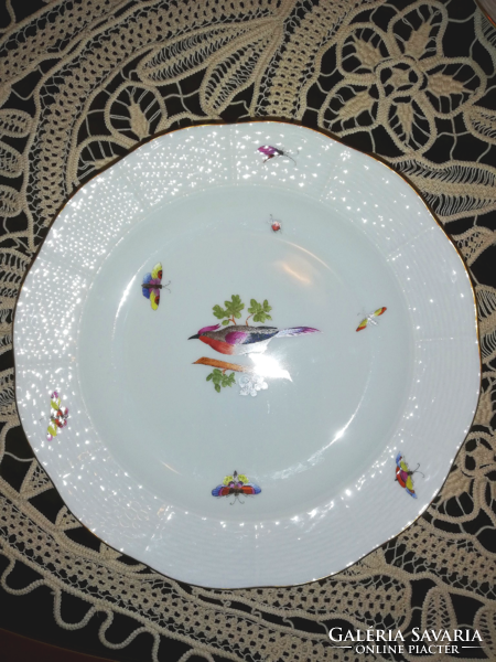 5-piece plate with Oiseaux bird pattern from Herend