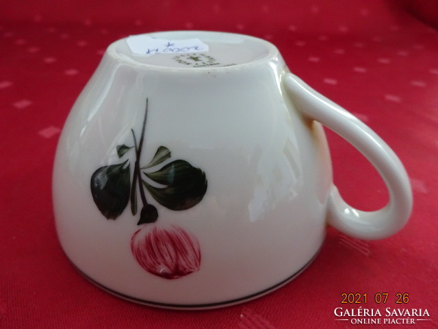 Lilien porcelán Ausztria, kézzel festett teáscsésze, átmérője 9 cm. Vanneki!
