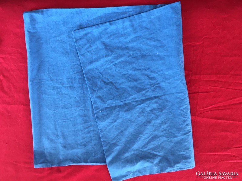 Egyszínű részben pamut párnahuzat, kék  46 x 74 cm - George home márka